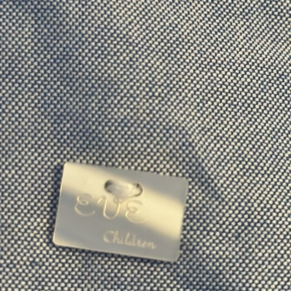 EVE Children Sz 12 M‎ blue two piece girls set dress / blouse bloomers - Picture 4 of 6